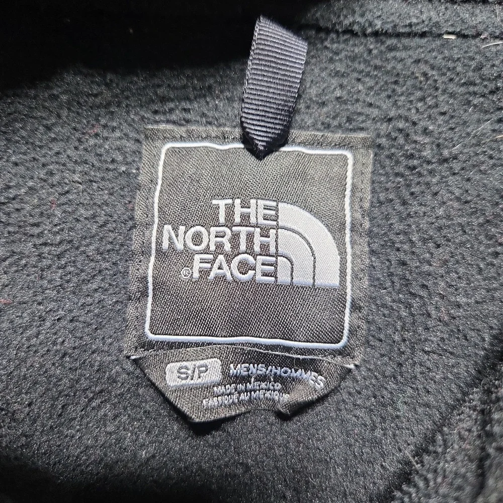 Vintage North Face Denali Fleece Jacket Mens Small  Black Polartec Full Zip